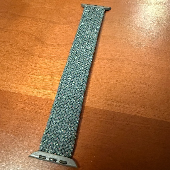 Braided Loop Apple Watch Strap - Gray with coloured speckles - Picture 1 of 3